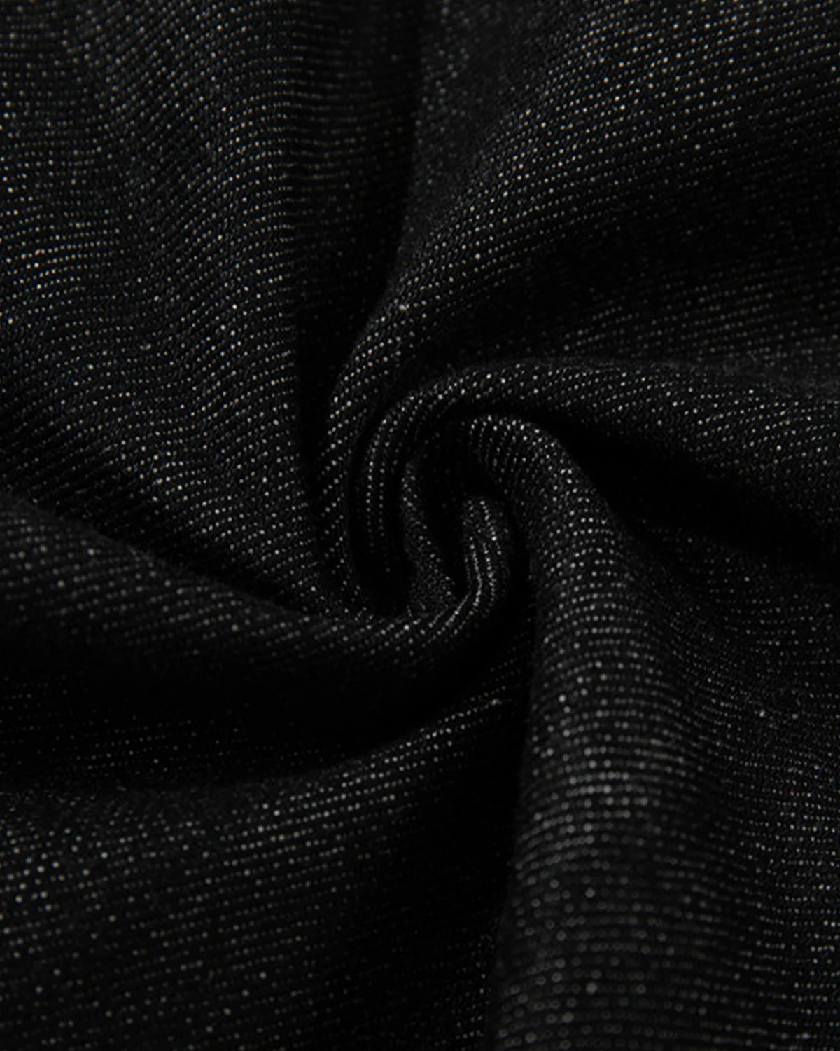 Black Raw Denim Jacket | Inflation Streetwear - Image 6