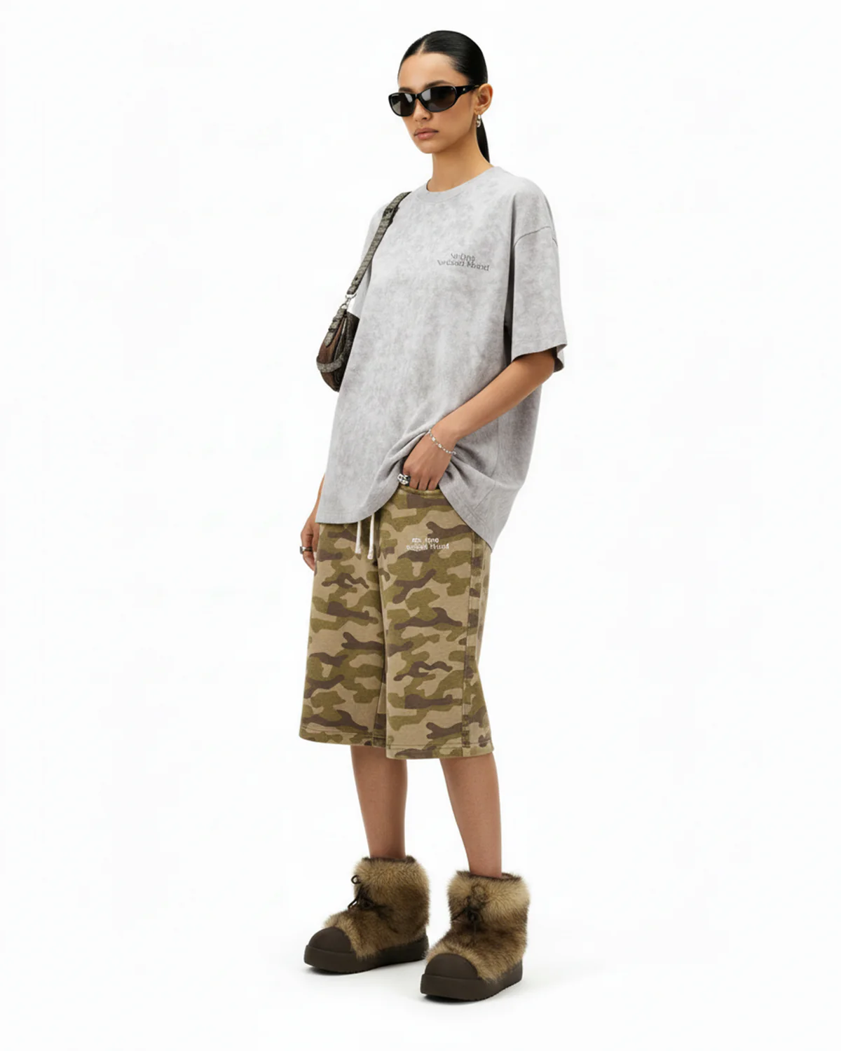 Distressed Tie-Dye Reflective Print T-Shirt | Inflation Streetwear - Image 9