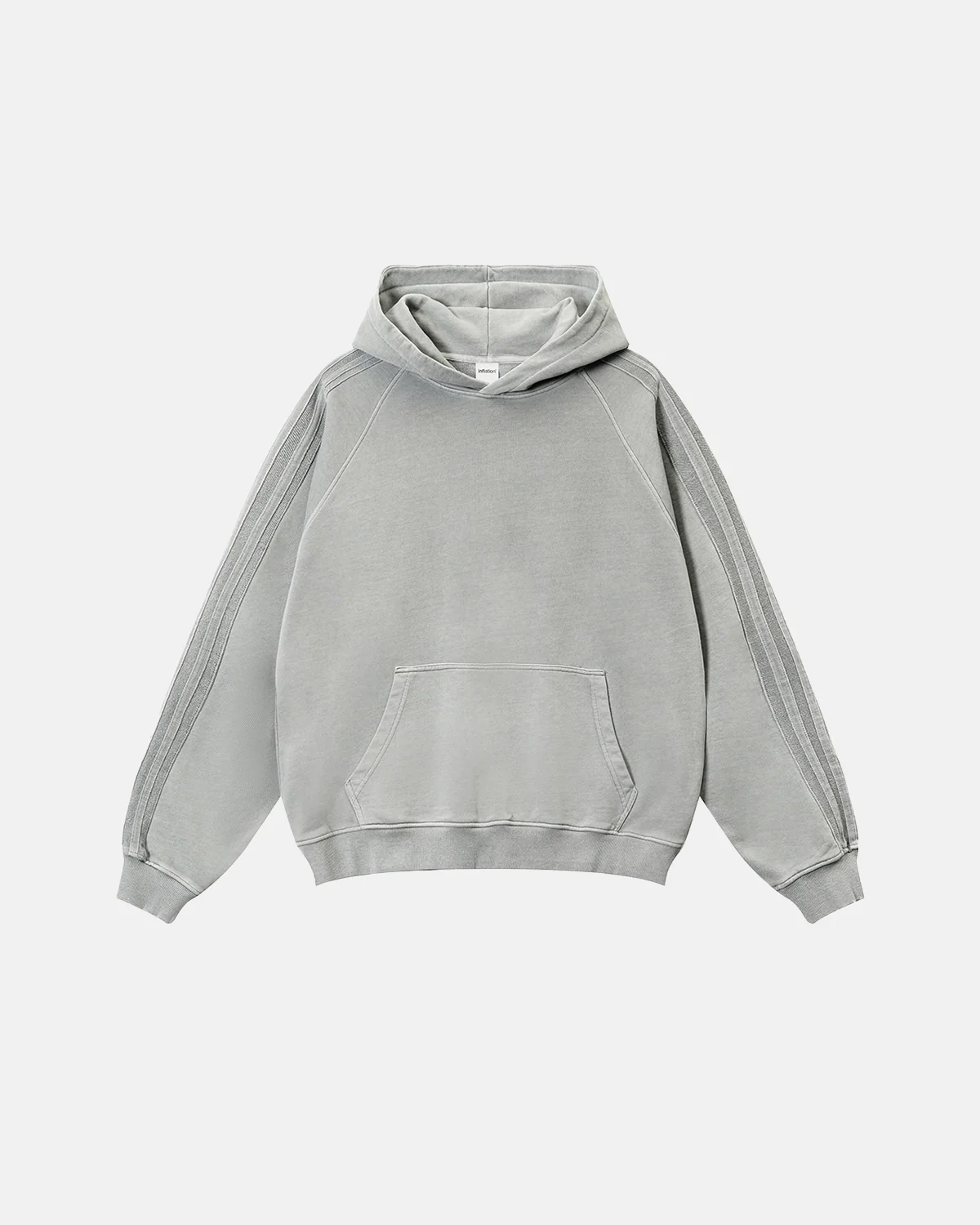Frayed Seam Acid Wash Hoodies | Inflation Streetwear - Image 3