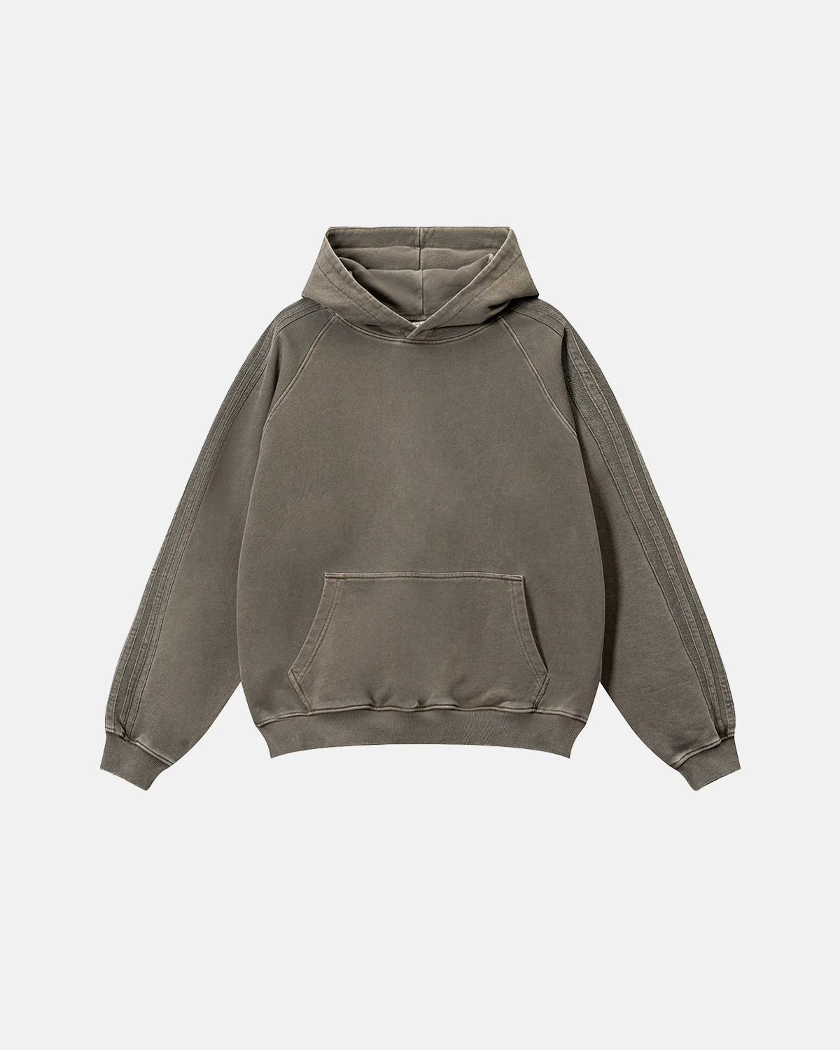 Frayed Seam Acid Wash Hoodies | Inflation Streetwear - Image 5