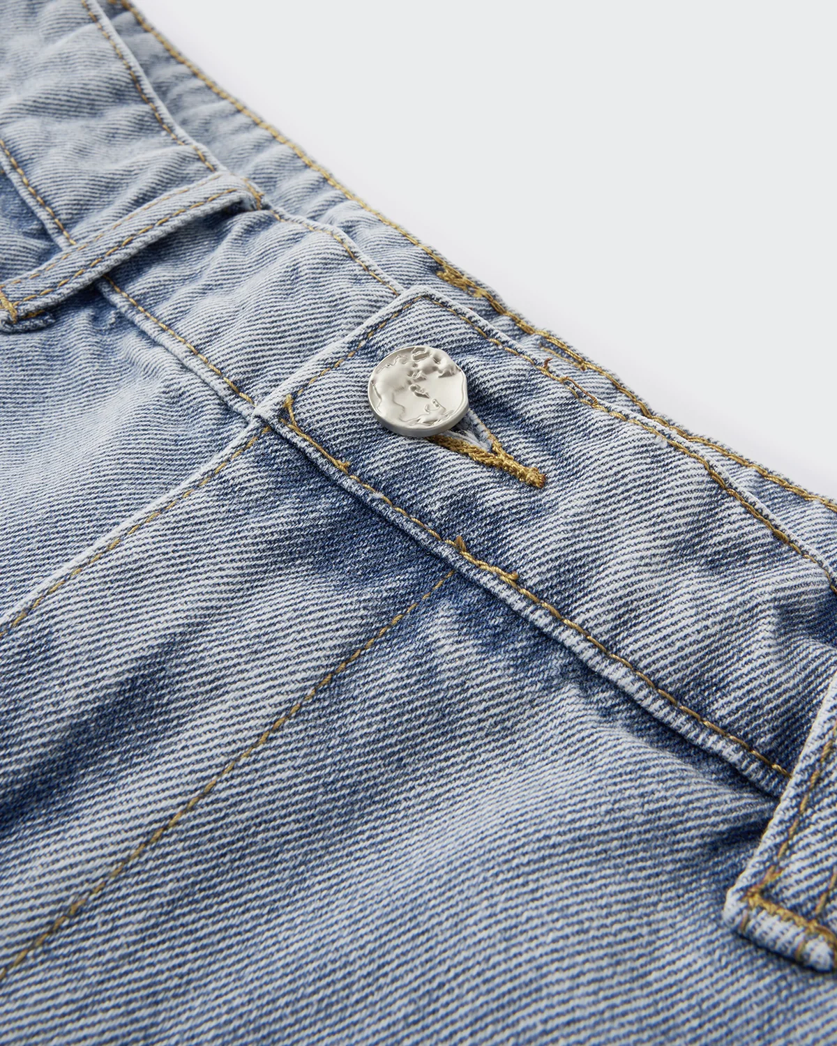 Acid Washed Distressed Barrel Jeans | Inflation Streetwear - Image 6