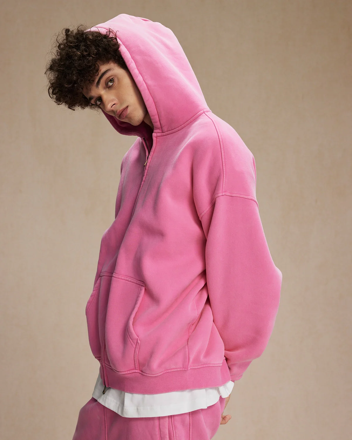INFLATION Vintage Washed Zip Up Hoodie - Image 16