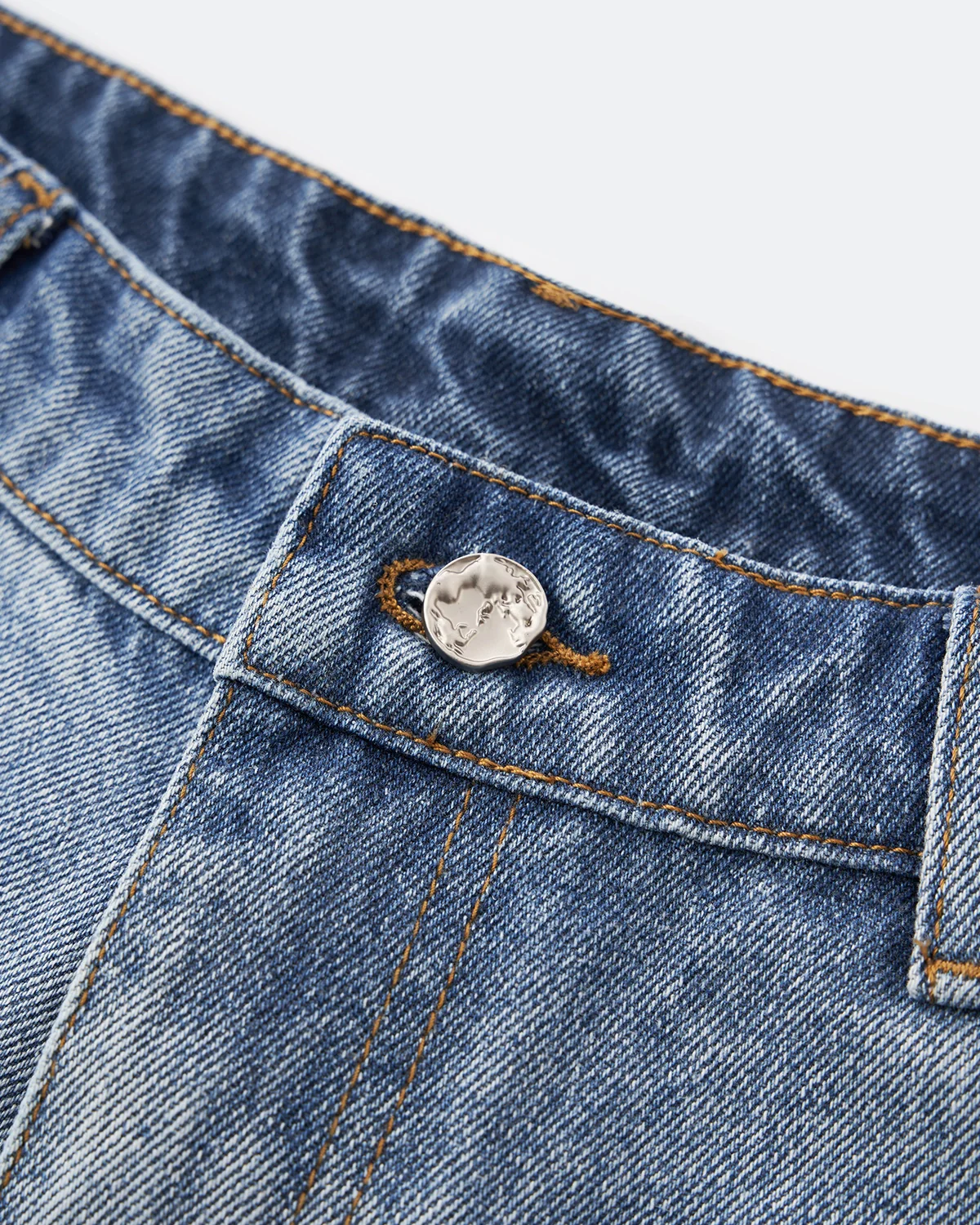Washed Baggy Longline Jorts | Inflation Streetwear - Image 7