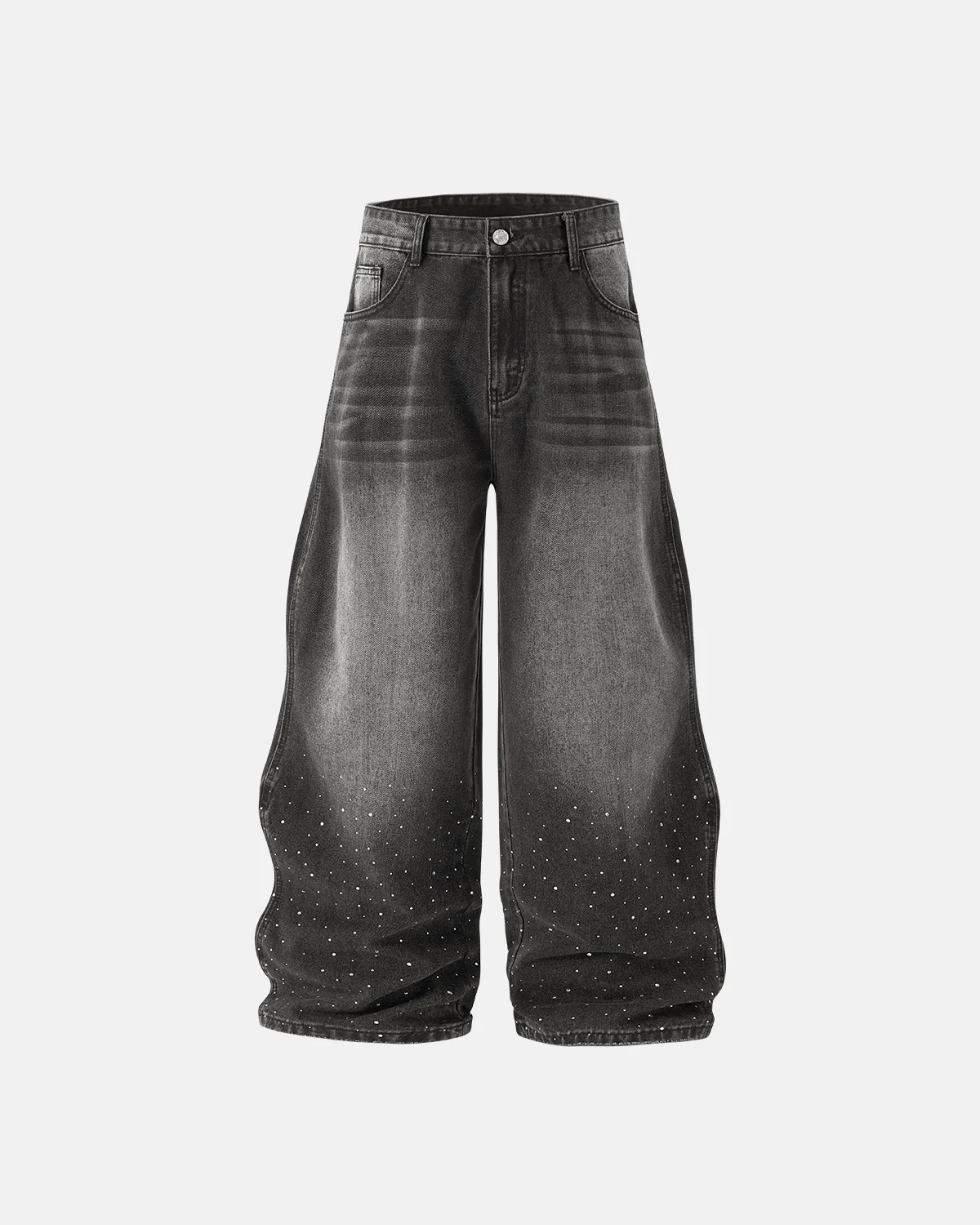 INFLATION Wave Washed Baggy Jeans - Image 11